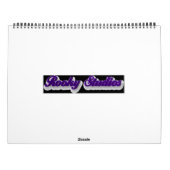 Friesianおよび馬2015年 カレンダー (裏面)