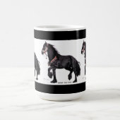Friesianのダンスのマグ コーヒーマグカップ (中央)