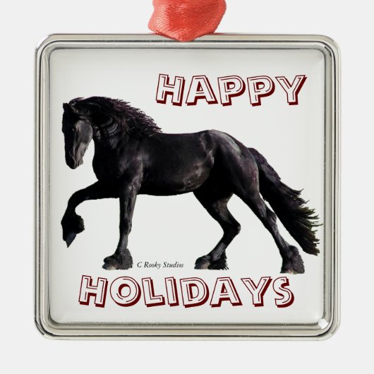 Friesianの休日のオーナメント メタルオーナメント (正面)