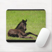 Friesianの子馬のmousepad マウスパッド (マウス)