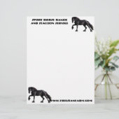 Friesianの子馬 レターヘッド (スタンド正面)