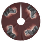 Friesianの火 ブラッシュドポリエステルツリースカート (正面)