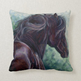 Friesianの種馬の枕 クッション