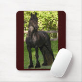 Friesianの色彩の鮮やかなマウスパッド マウスパッド (マウス)