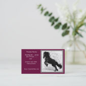 Friesianの農場の名刺 名刺 (スタンド正面)