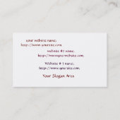 Friesianの農場の名刺 名刺 (裏面)