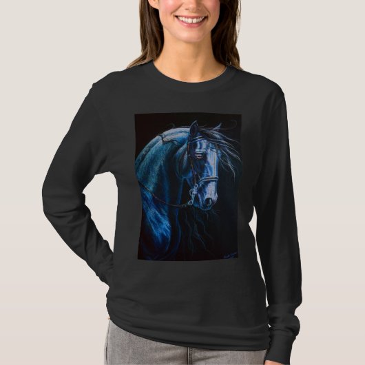 Friesianの馬 Tシャツ (正面)