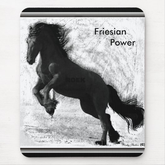 Friesian力のマウスパッド2 マウスパッド (正面)