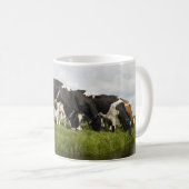 Friesian牛のグループ コーヒーマグカップ (正面右)