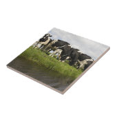 Friesian牛のグループ タイル (側面)