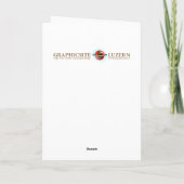 Friesian -挨拶状 カード (裏面)