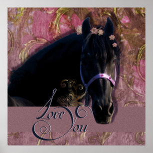 Friesian DIAMONDポートレート – ポスター