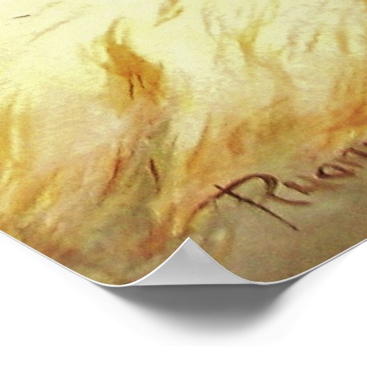 「Friesian Glow」 ポスター (角)