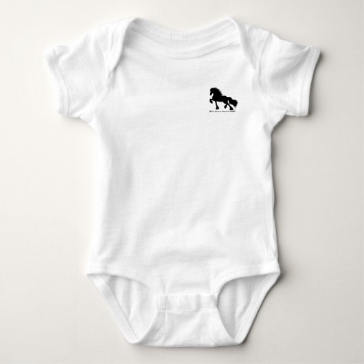 Friesian Horse / Fries Paard ポロシャツ (正面)