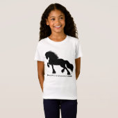 Friesian horse tシャツ (正面フル)