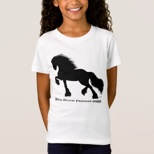 Friesian horse tシャツ (正面)