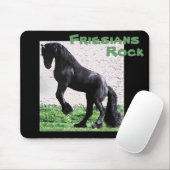 Friesiansの石のマウスパッド マウスパッド (マウス)
