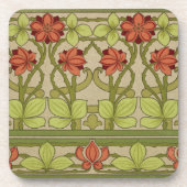 Frieze Border Art Nouveau Wallpaper コースター (正面)