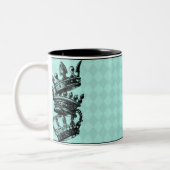 Friggingの宇宙マグの女王 ツートーンマグカップ (左)