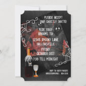 Frightハロウィーンカクテルパーティー 招待状 (裏面)