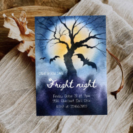 Fright Nightハロウィーン – 不気味 & おもしろいパーティー 招待状