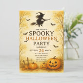 Fright Night Spooky Halloween Party Invitation 招待状 (スタンド正面)