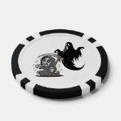 Frightened grim reaper and ghost. ポーカーチップ (シングル)