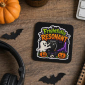 Frightfully Resonant – Halloween Synth Nerd スクエアシール