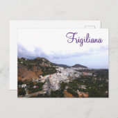 Frigiliana - das weiße Dorf in Andalusien ポストカード (正面/裏面)