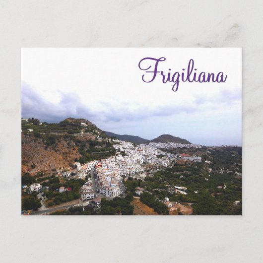 Frigiliana - das weiße Dorf in Andalusien ポストカード (正面)
