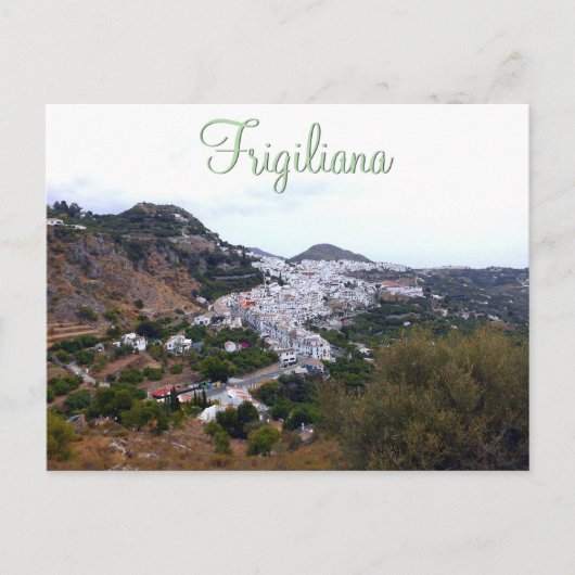 Frigiliana - das weiße Dorf in Andalusien ポストカード (正面)
