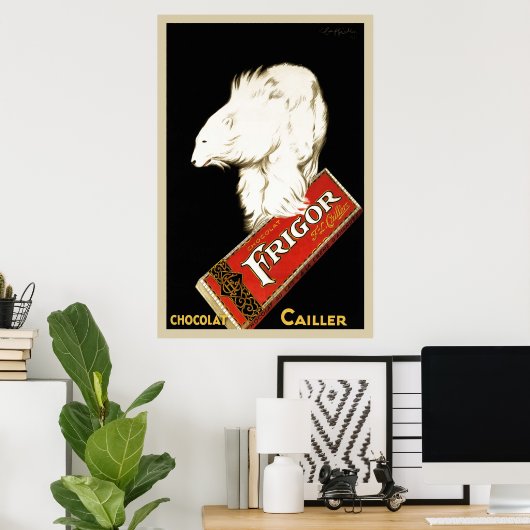 Frigorチョコレートレオネットカプピエルヴィンテージポスター ポスター (ホームオフィス)