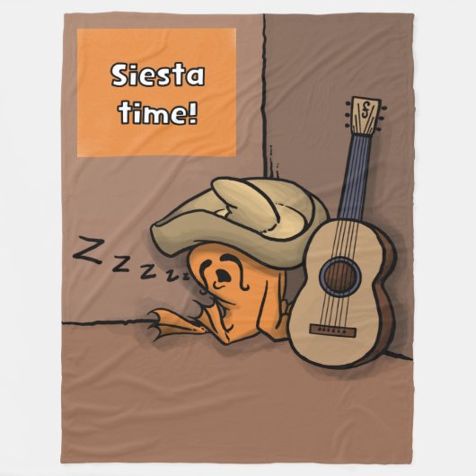 Frijole Frog Siesta Large Blanket フリースブランケット (正面)