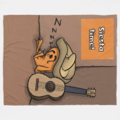 Frijole Frog Siesta Large Blanket フリースブランケット (正面(横))