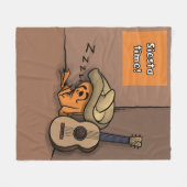 Frijole Frog Siesta Medium Blanket フリースブランケット (正面(横))