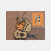 Frijole Frog Siesta Small Blanket フリースブランケット (正面(横))