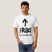 Friki (Negro sobre blanco) Tシャツ (正面フル)