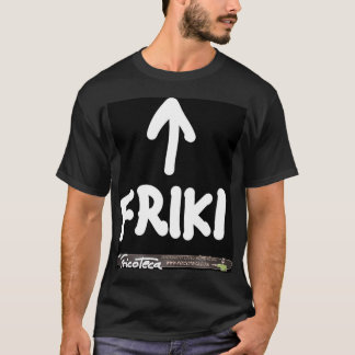 Friki Texto blanco sobre negro. Tシャツ