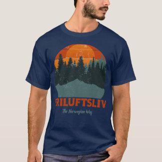 Friluftsliv Connect With Nature The Norwegian Way Tシャツ