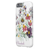 Fringeflowers/パーソナライズされたVelvet Trumpetの花 Case-Mate iPhoneケース (裏面左)