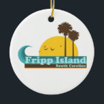 Frippのビーチ セラミックオーナメント<br><div class="desc">Frippの島サウスカロライナ。</div>