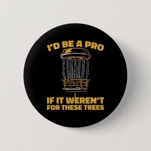 Frisbee Golf Disc Outdoor Sport - Tree _2  缶バッジ (正面)