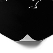 Frisbee Stickman Disc Golf Funny Ultimate Frisbee  ポスター (角)