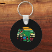 Frisbees Dino Cute T Rex Dinosaur Kids Boys Disc G キーホルダー (正面)