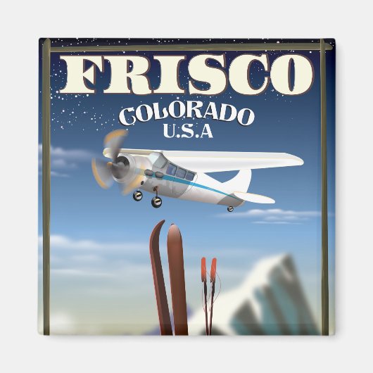 Frisco Colorado USA旅行ポスター マグネット (正面)