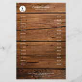 Friseur Rustikal Flyer チラシ (正面)