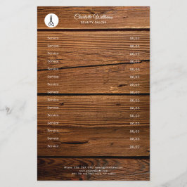 Friseur Rustikal Flyer チラシ