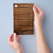 Friseur Rustikal Flyer チラシ (ハンドル)