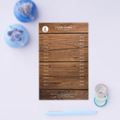 Friseur Rustikal Flyer チラシ (シングル)