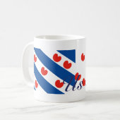 Frisianは私達にHeitのマグ印を付けます コーヒーマグカップ (正面左)